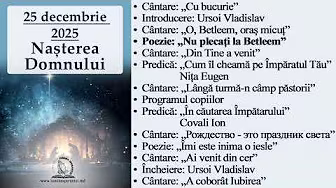 Nașterea Domnului  25 Decembrie 2025  Lumina Speranței