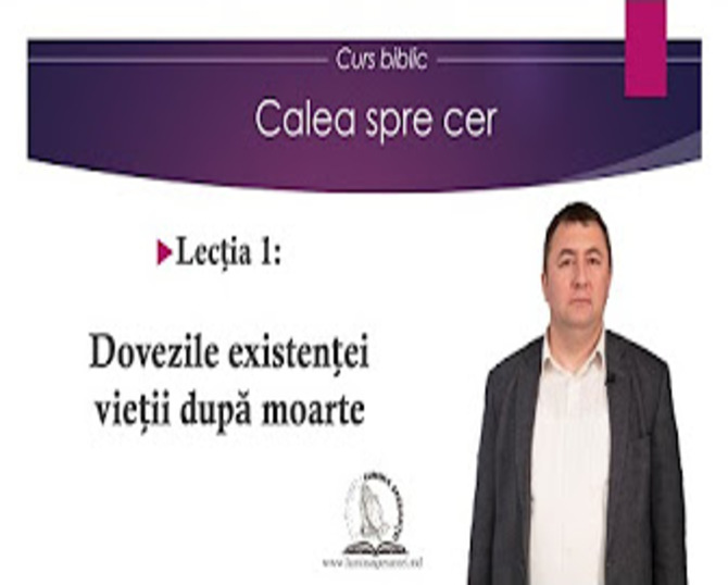 Calea spre cer | Curs biblic